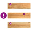 Pikkukuva 8 / 11: vidaXL Askelmat 2 kpl vaaleanruskea 100x25x2 cm täysi tammi