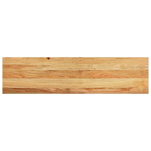 vidaXL Trappetrinn 8 stk lysebrun 100x25x2 cm heltre eik