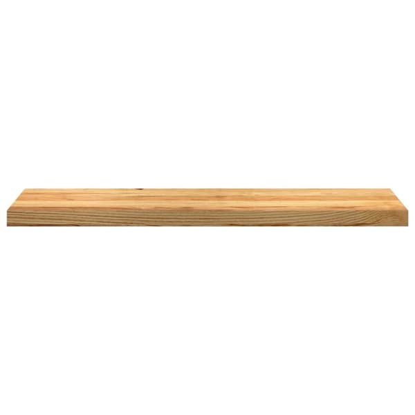 vidaXL Trappetrinn 8 stk lysebrun 100x25x2 cm heltre eik