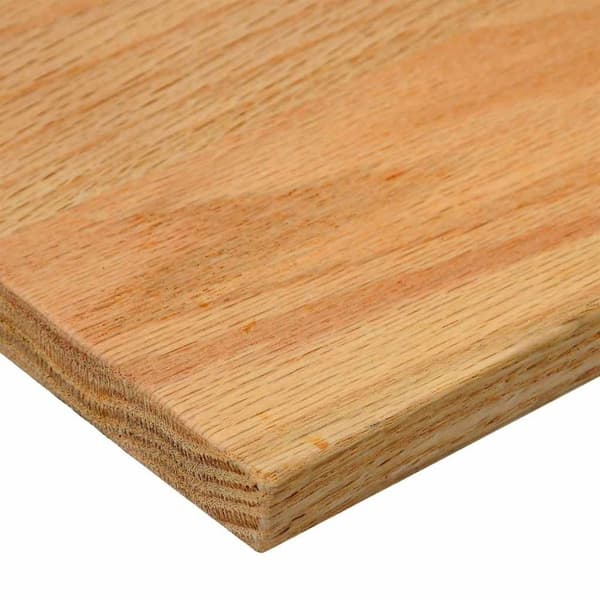 vidaXL Trappetrinn 8 stk lysebrun 100x25x2 cm heltre eik