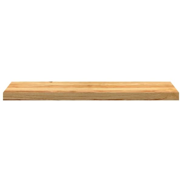 vidaXL Trappetrinn 2 stk lysebrun 90x30x2 cm heltre eik