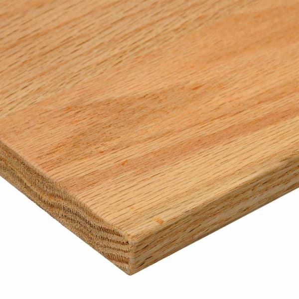 vidaXL Trappetrinn 2 stk lysebrun 90x30x2 cm heltre eik