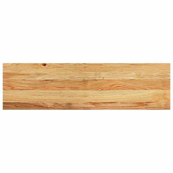 vidaXL Trappetrinn 2 stk lysebrun 90x30x2 cm heltre eik