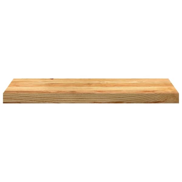 vidaXL Trappstegsmattor 8 pcs ljusbrun 70x25x2 cm massiv ek