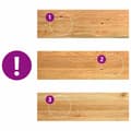 Miniatyrbilde 8 av 11: vidaXL Trappetrinn 8 stk lysebrun 80x25x2 cm heltre eik