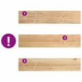 Miniatyrbild 8 av 11: vidaXL Trappstegsmattor 2 pcs obehandlad 120x30x2 cm massiv ek