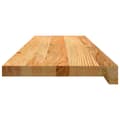 Miniatyrbillede 7 af 11: vidaXL trappemåtter 4 stk lysebrun 90x30x2 cm massivt egetræ