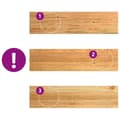 Pikkukuva 8 / 11: vidaXL Askelmat 4 kpl vaaleanruskea 100x25x2 cm täysi tammi