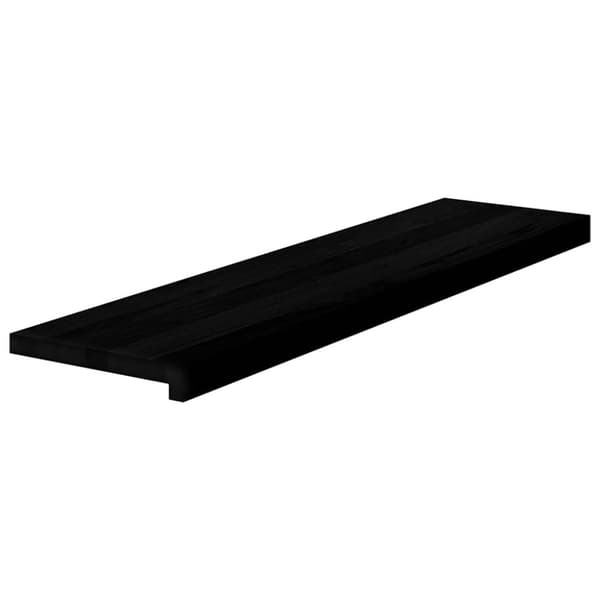 vidaXL trappemåtter 8 stk. mørkebrun 100x25x2 cm massivt egetræ
