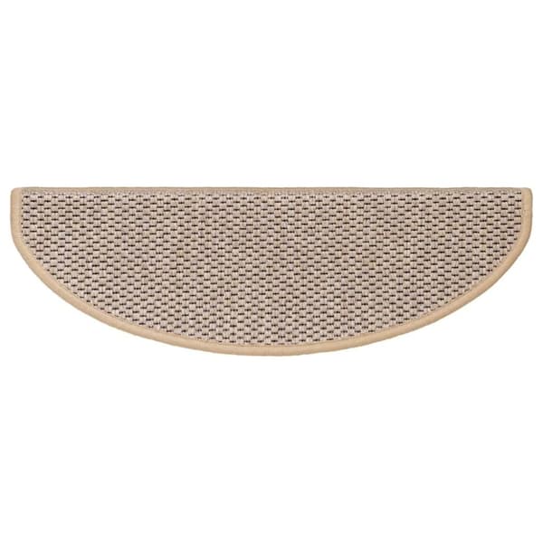vidaXL selvklæbende trappemåtter 30stk. 65x21x4cm sisal-look lys beige