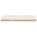 Miniatyrbillede 3 af 8: vidaXL trappemåtter 30 stk. 65x21x4 cm hvid
