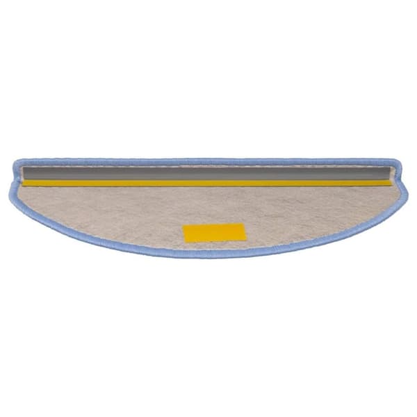 vidaXL selvklæbende trappemåtter 30 stk. 65x21x4 cm sisal-look blå