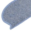 Miniatyrbillede 7 af 8: vidaXL selvklæbende trappemåtter 30 stk. 65x21x4 cm sisal-look blå