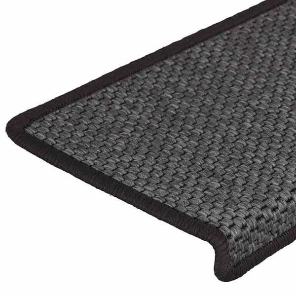 vidaXL Itsekiinnittyvät porrasmatot sisaltyyli 30kpl 65x21x4cm antras.