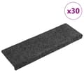 Miniatyrbilde 1 av 8: vidaXL Selvklebende trappematter 30 stk grå 65x21x4 cm