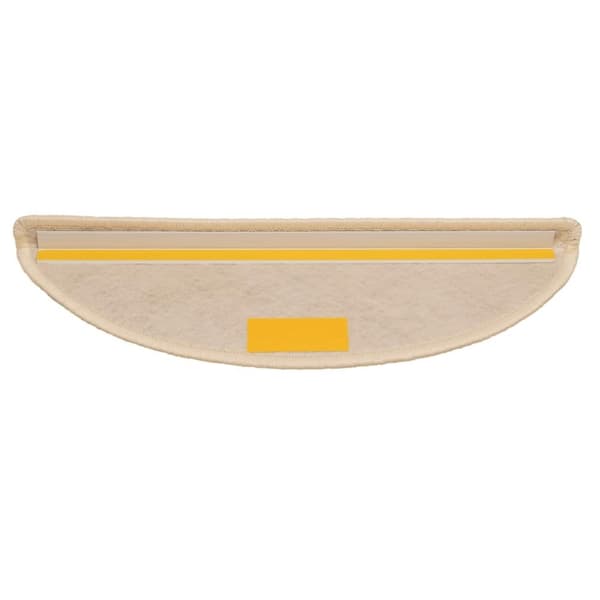 vidaXL selvklæbende trappemåtter 30 stk. 56x17x3 cm sisal-look creme