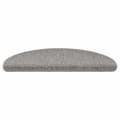 Miniatyrbillede 3 af 8: vidaXL selvklæbende trappemåtter 30 stk. 65x21x4 cm sisal-look sølv