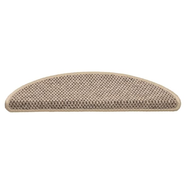 vidaXL Selvklebende trappematter sisal 30 stk 56x17x3 cm mørk beige