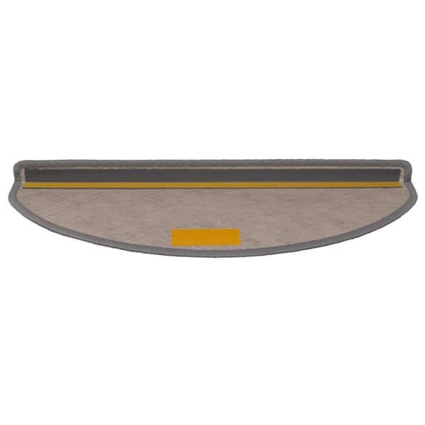 vidaXL Selvklebende trappematter sisal 30 stk 65x21x4 cm platina