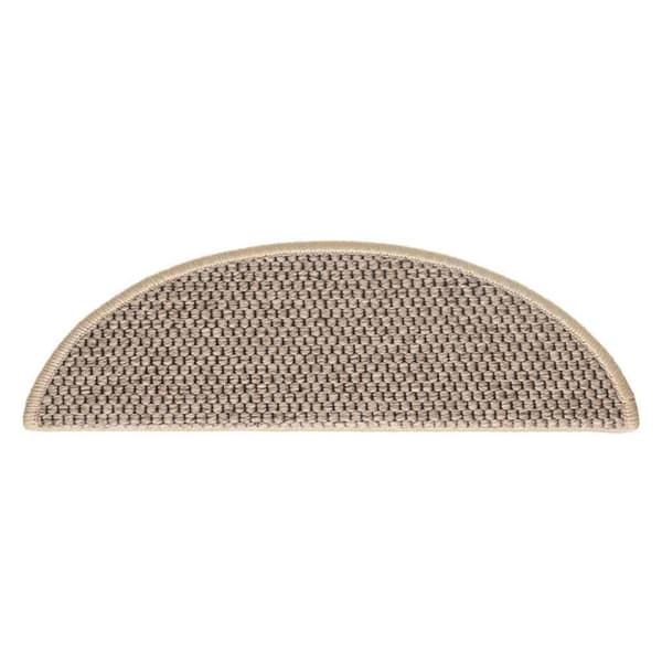 vidaXL Itsekiinnittyvät porrasmatot sisaltyyli 30 kpl 56x17x3 cm beige