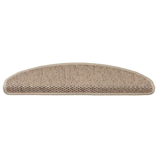 vidaXL selvklæbende trappemåtter 30stk. 65x21x4cm sisal-look sandfarve