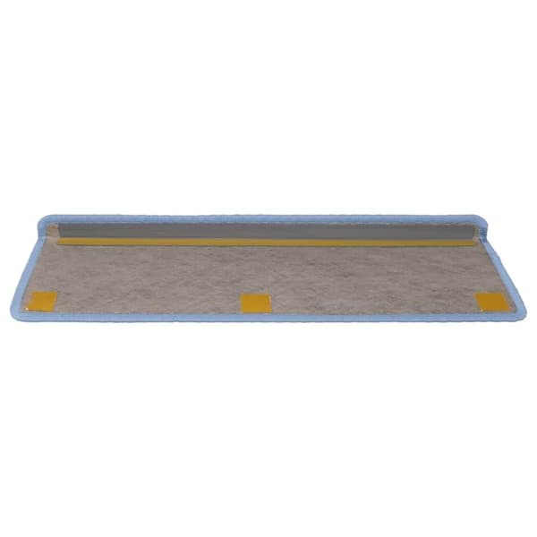 vidaXL selvklæbende trappemåtter 30 stk. 65x21x4 cm sisal-look blå