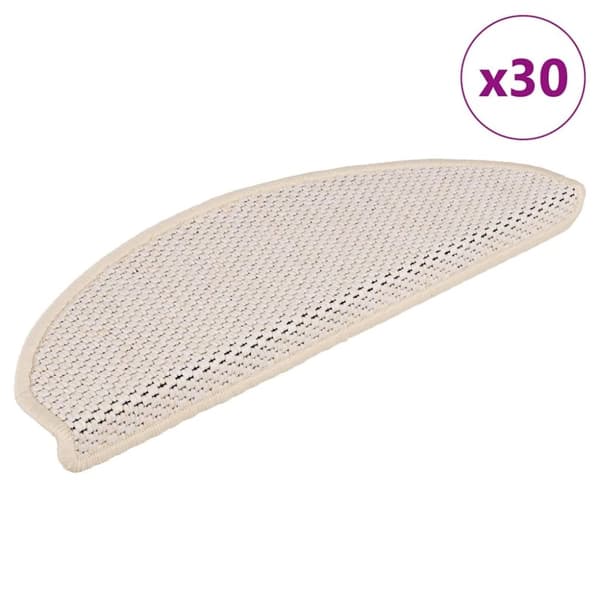 vidaXL Portaiden matot Itsekiinnittyvä Sisal-Look 30 kpl Berber