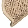 Miniatyrbillede 7 af 8: vidaXL selvklæbende trappemåtter 30stk. 56x17x3cm sisal-look sandfarve