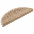 Miniatyrbillede 2 af 8: vidaXL selvklæbende trappemåtter 30stk. 56x17x3cm sisal-look sandfarve