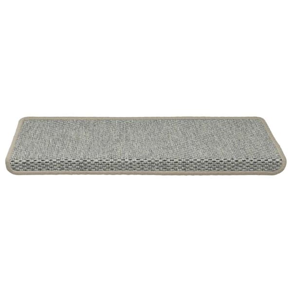vidaXL Porrasmatot Itsekiinnittyvä Sisal-Look 30 kpl 65x21x4 cm Vihreä