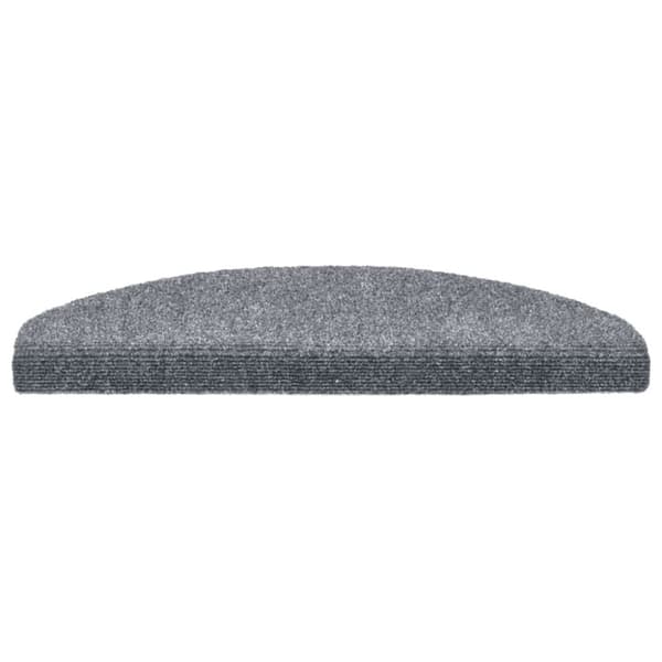 vidaXL selvklæbende trappemåtter 30 stk. 65x21x4 cm lysegrå