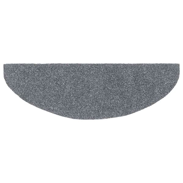 vidaXL selvklæbende trappemåtter 30 stk. 65x21x4 cm lysegrå