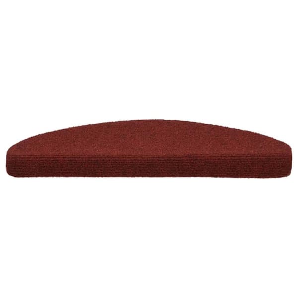 vidaXL selvklæbende trappemåtter 30 stk. 65x21x4 cm rød