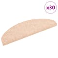 Miniatyrbilde 1 av 8: vidaXL Selvklebende trappematter 30 stk kremhvit 65x21x4 cm