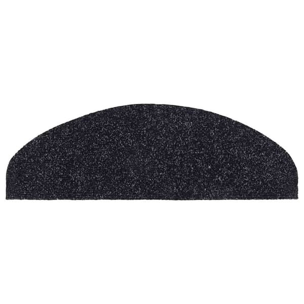 vidaXL selvklæbende trappemåtter 30 stk. 65x21x4 cm sort