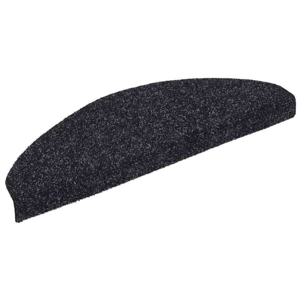 vidaXL selvklæbende trappemåtter 30 stk. 65x21x4 cm sort