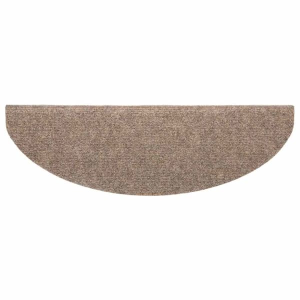 vidaXL Selvklebende trappematter 20 stk kremhvit 65x21x4 cm