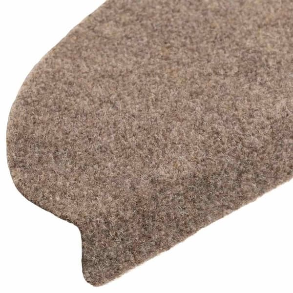 vidaXL Selvklebende trappematter 20 stk kremhvit 65x21x4 cm