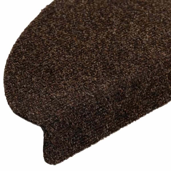 vidaXL Selvklebende trappematter 20 stk 65x21x4 cm brun