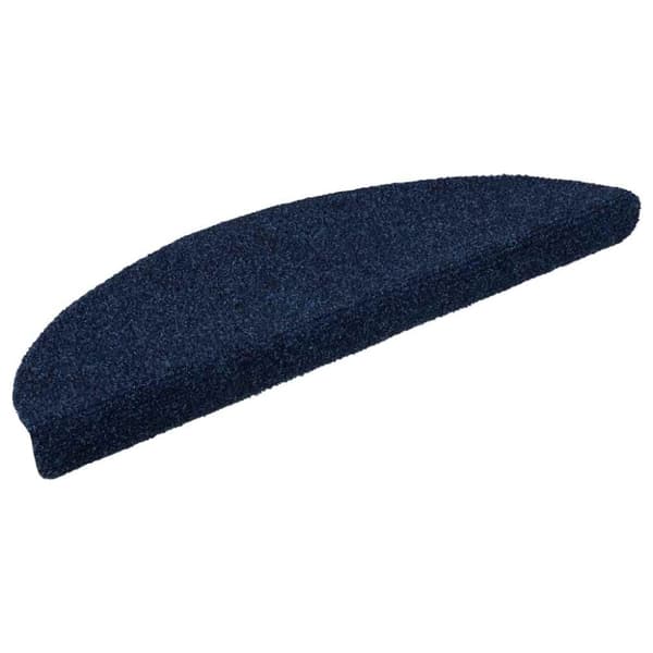 vidaXL selvklæbende trappemåtter 20 stk. 56x17x3 cm marineblå