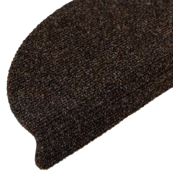 vidaXL selvklæbende trappemåtter 20 stk. 56x17x3 cm brun