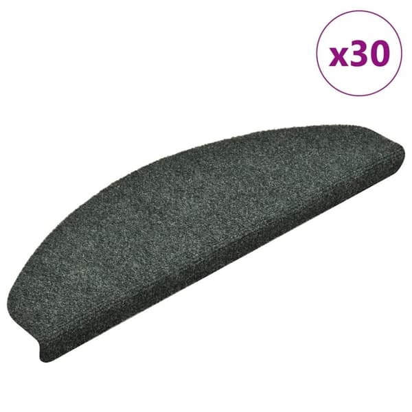 vidaXL selvklæbende trappemåtter 30 stk. 65x21x4 cm grøn