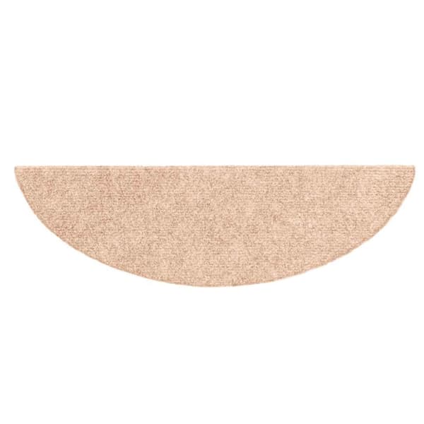 vidaXL Itsekiinnittyvät porrasmatot 20 kpl kerma 56x17x3 cm