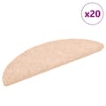 Pikkukuva 1 / 8: vidaXL Itsekiinnittyvät porrasmatot 20 kpl kerma 56x17x3 cm