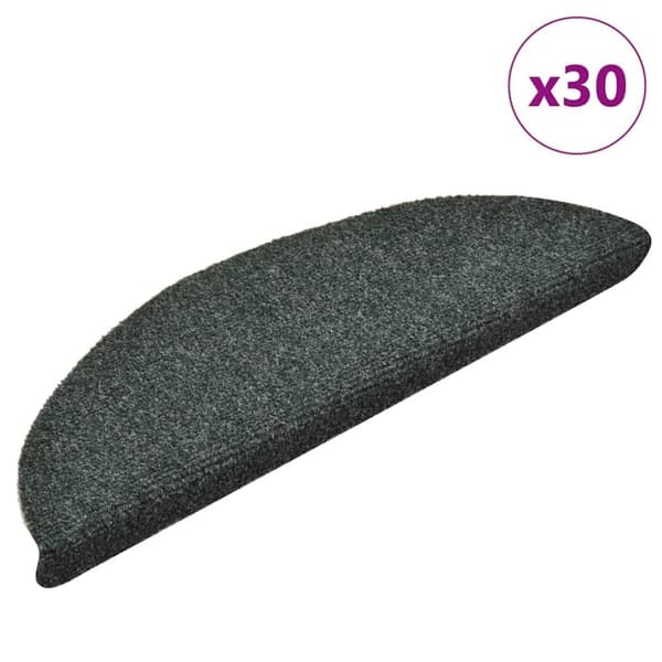 vidaXL selvklæbende trappemåtter 30 stk. 56x17x3 cm grøn