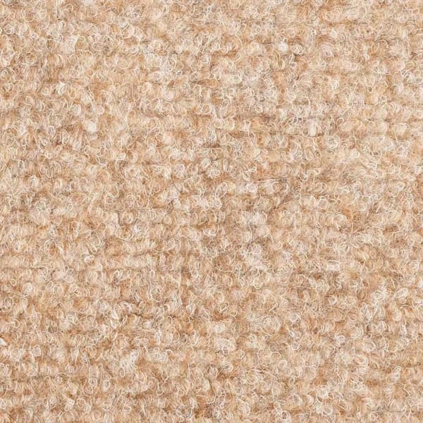 vidaXL Itsekiinnittyvät porrasmatot 30 kpl kerma 56x17x3 cm