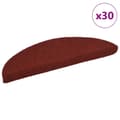 Pikkukuva 1 / 8: vidaXL Itsekiinnittyvät porrasmatot 30 kpl 56x17x3 cm punainen