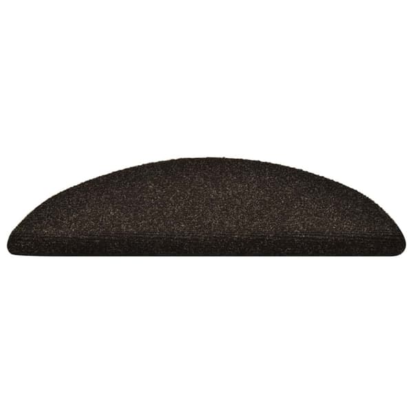 vidaXL selvklæbende trappemåtter 30 stk. 56x17x3 cm mørkebrun
