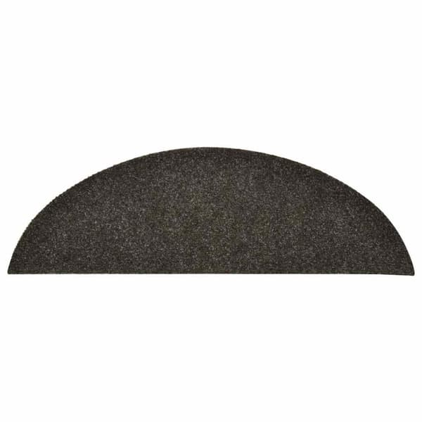 vidaXL Itsekiinnittyvät porrasmatot 30 kpl antrasiitti 56x17x3 cm
