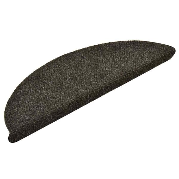 vidaXL Itsekiinnittyvät porrasmatot 30 kpl antrasiitti 56x17x3 cm
